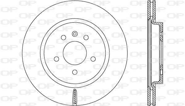 OPEN PARTS Тормозной диск BDA2669.20